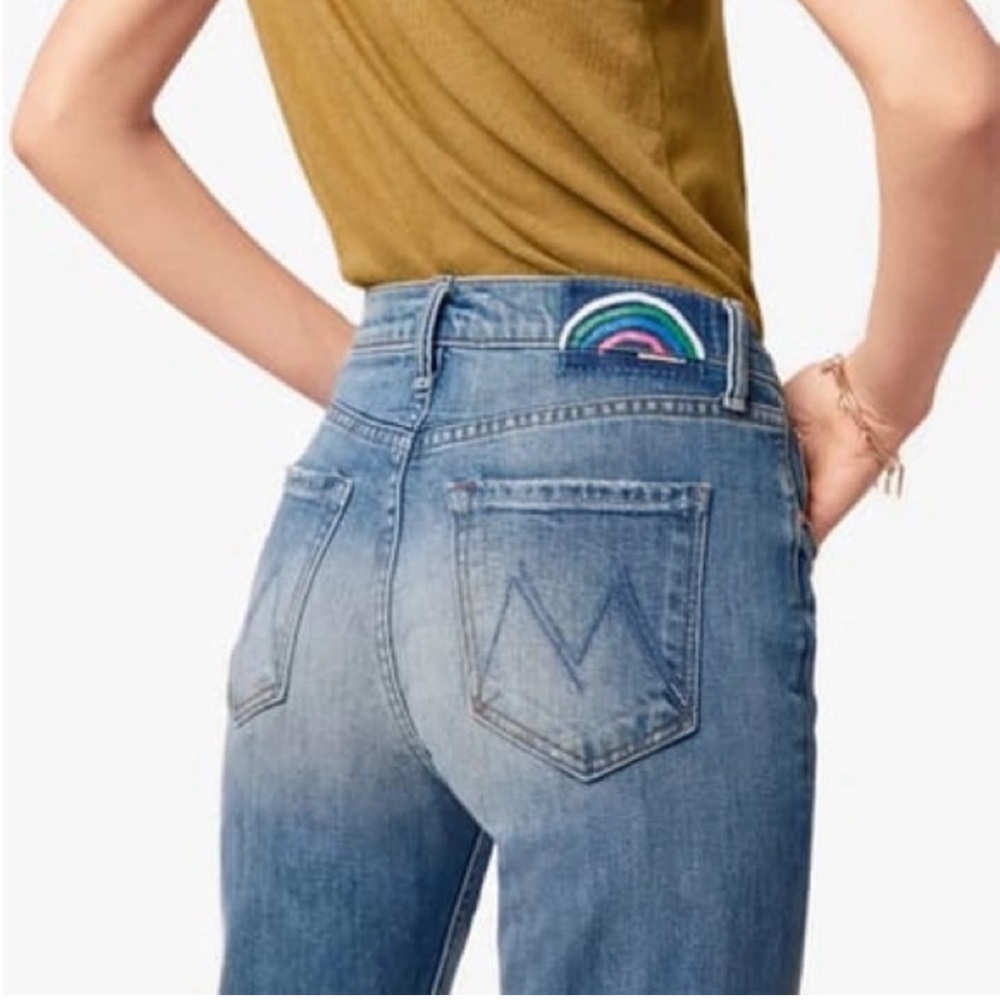 Mother “The Tomcat” Ankle Fray Jeans
